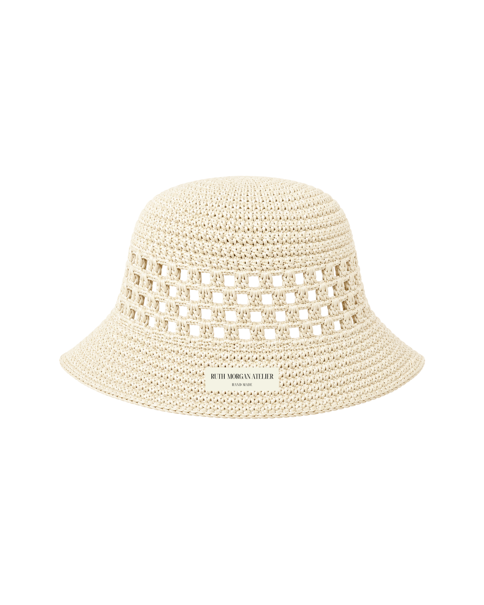 Cream Crochet Bucket Hat