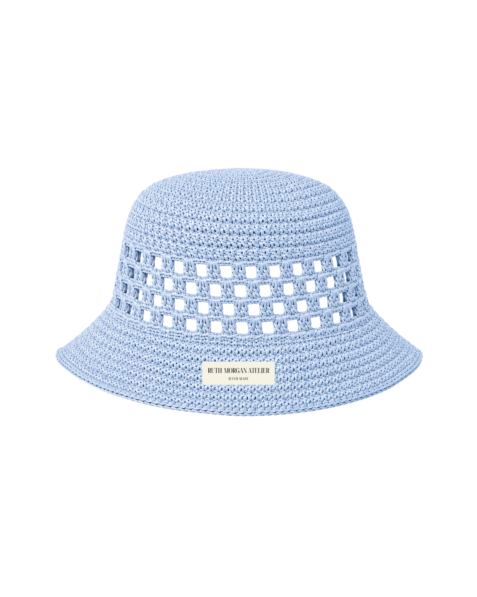 Blue Crochet Bucket Hat