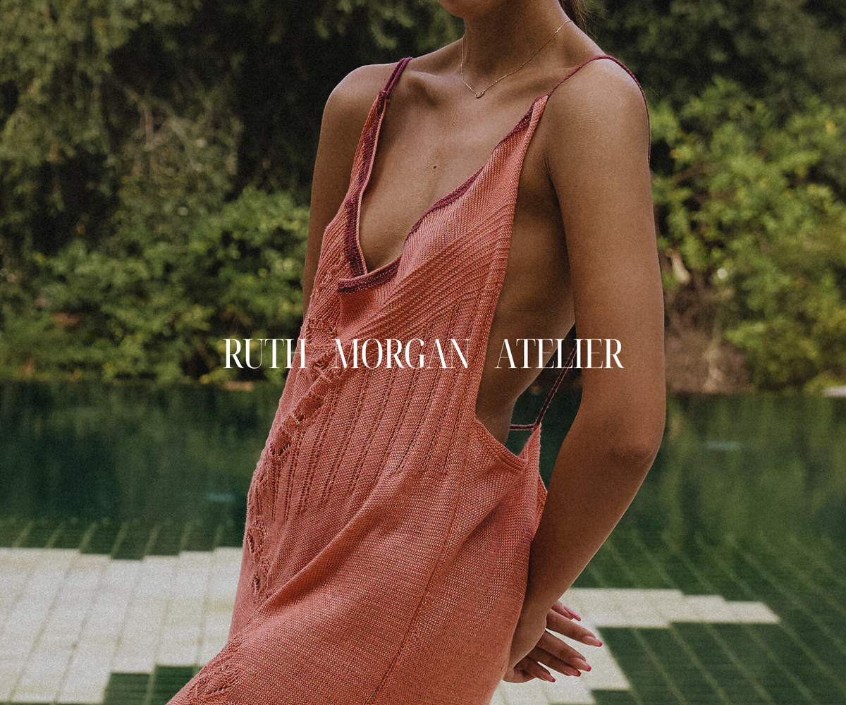 Morgan Ruth Model Ruth Morgan Atelier | Slow Made-To-Order Fashion | Crochet Design