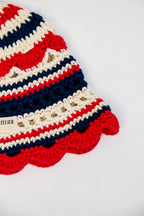 Nautical Shell Crochet Bucket Hat