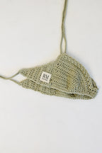 Sage Crochet Bra