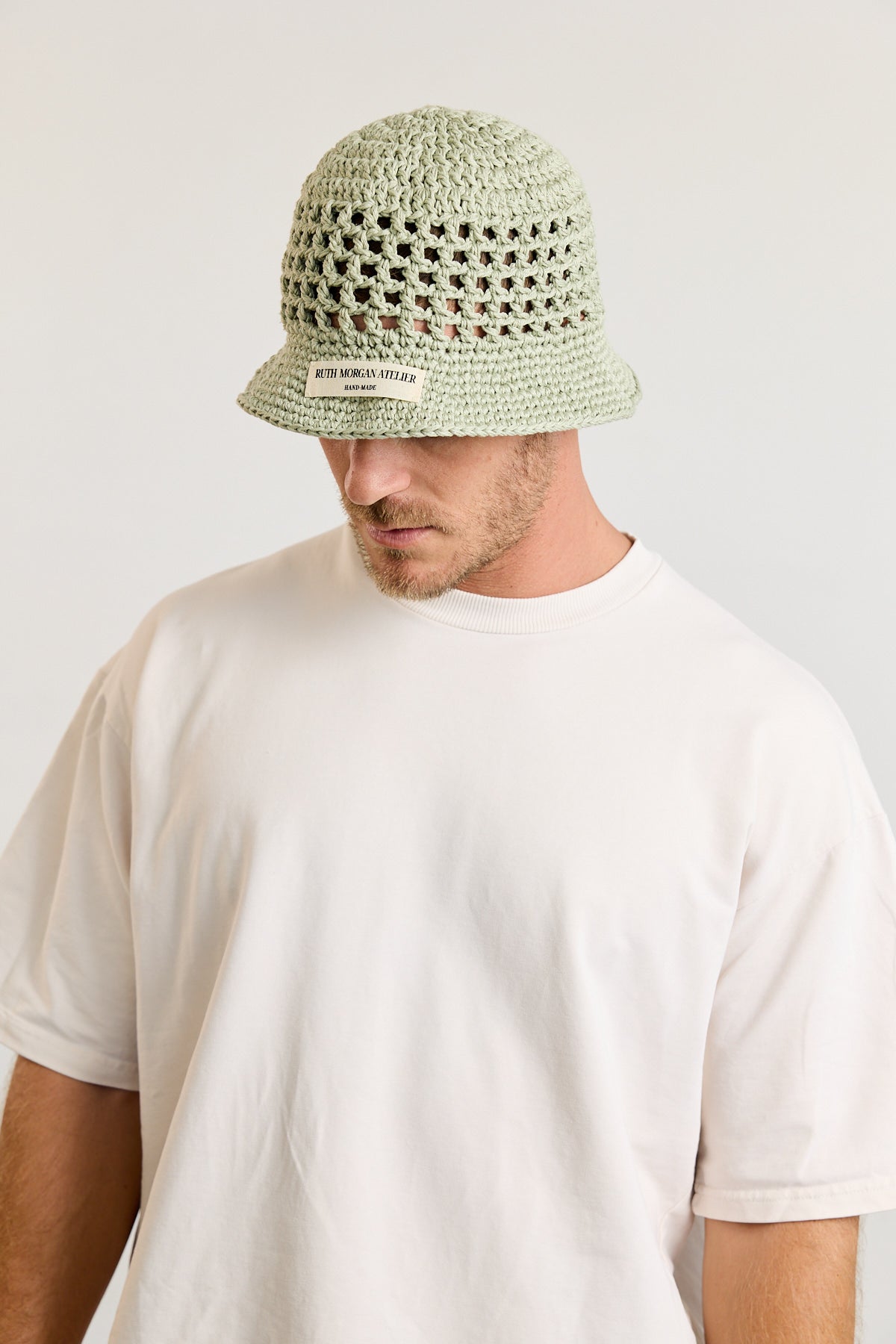 Sage Crochet Bucket Hat