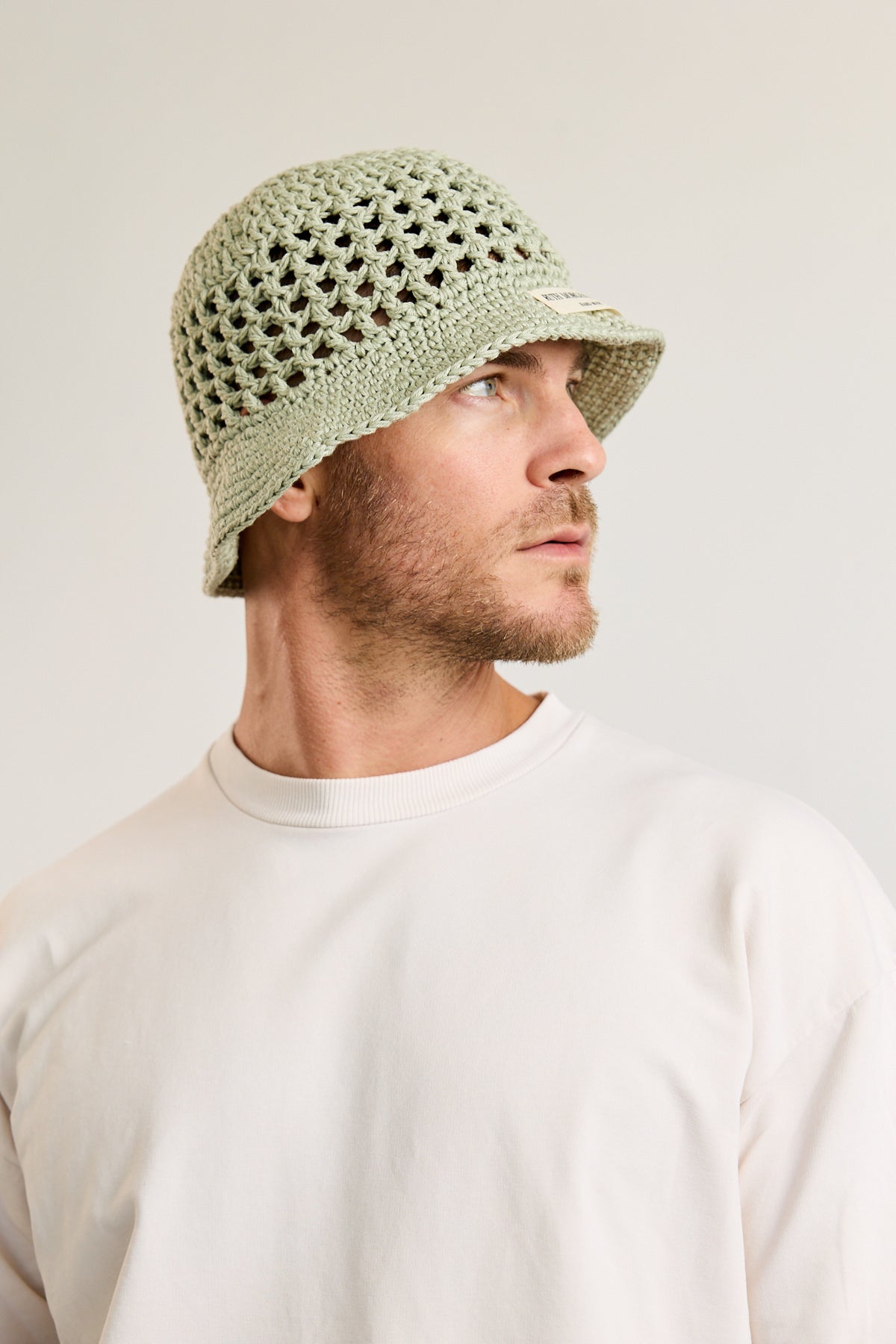 Sage Crochet Bucket Hat